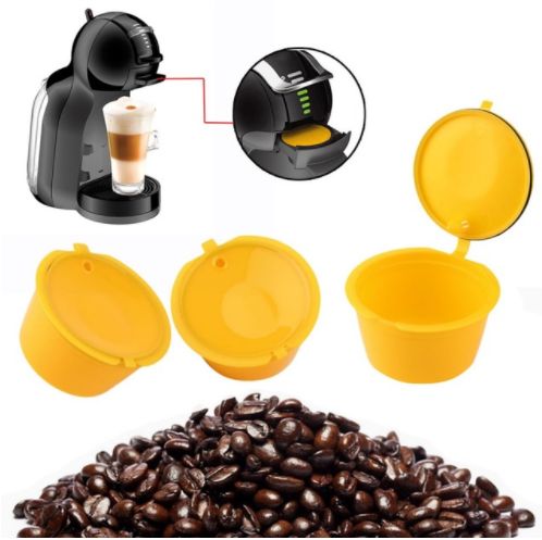 Reusable Compatible Rechargeable Plastic Coffee Filter Baskets