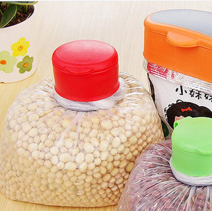 Airtight Sealer Reusable Plastic Bag Cap